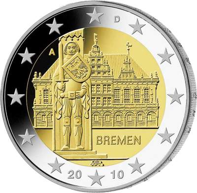 Neuer Ring: 2-Euro-St&uuml;ck 2010