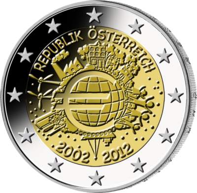 2-Euro-Gedenkm&uuml;nze "&Ouml;sterreich&ldquo;