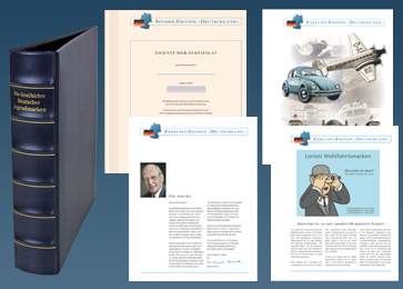 Deutsche Briefmarkenheftchen - Zubeh&ouml;r