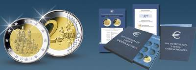 Die offiziellen 2-Euro-Gedenkm&uuml;nzen