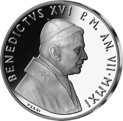 10-Euro-Silber Vatikan 2011_R&uuml;ckseite