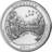 Der Quarter-Dollar<br/>&ldquo;Chickasaw-Erholungsareal&ldquo; / Oklahoma