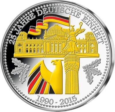 25 Jahre Deutsche Einheit Münze