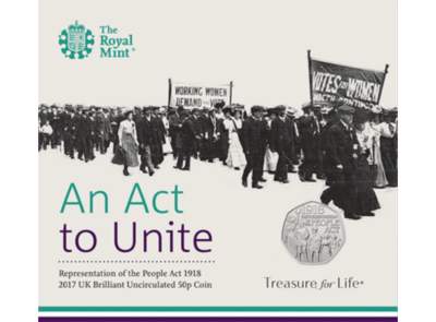  Representation  of the People Act 50p BU 2019 Coins Royal 